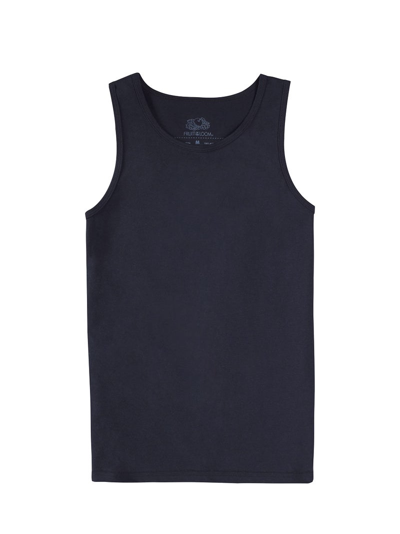 Fruit of the Loom boys Tag-free Cotton Tees (Assorted Color Multipacks) Shirt, Tank - 3 Pack White/Orange/Black, Medium US - Image 5